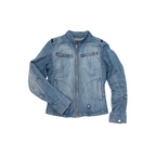 Yes! Miss Denim Zip Jacket | Light Blue Wash