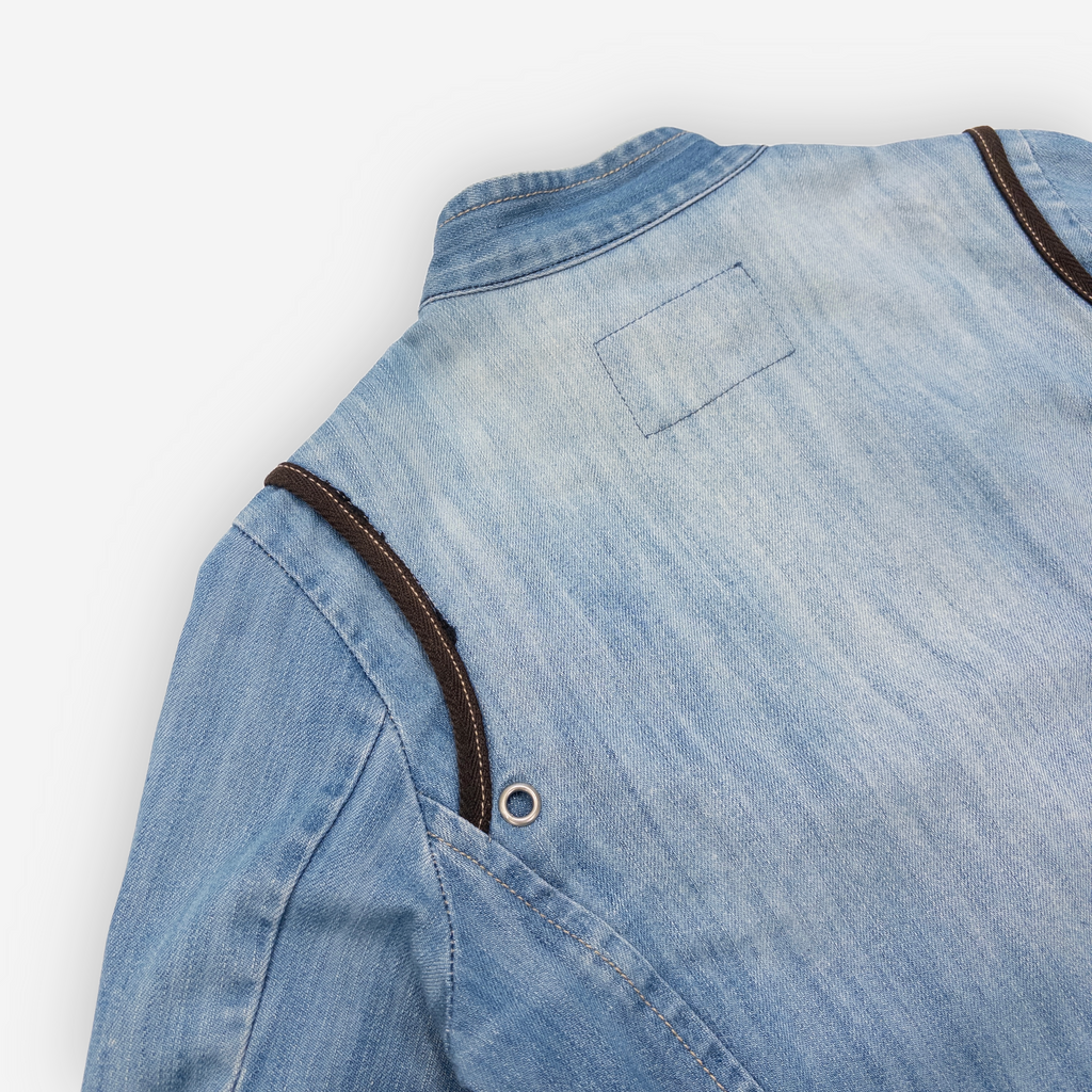 Yes! Miss Denim Zip Jacket | Light Blue Wash