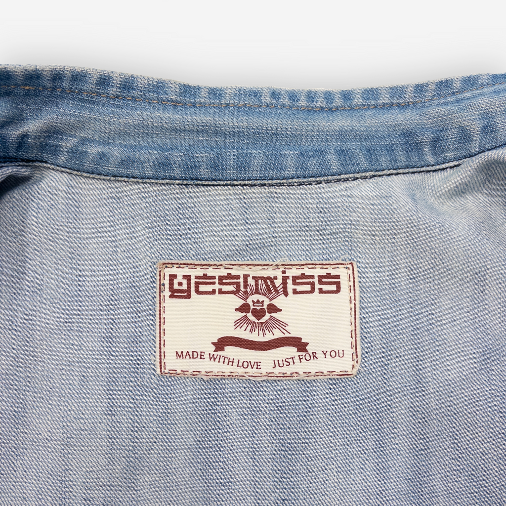 Yes! Miss Denim Zip Jacket | Light Blue Wash