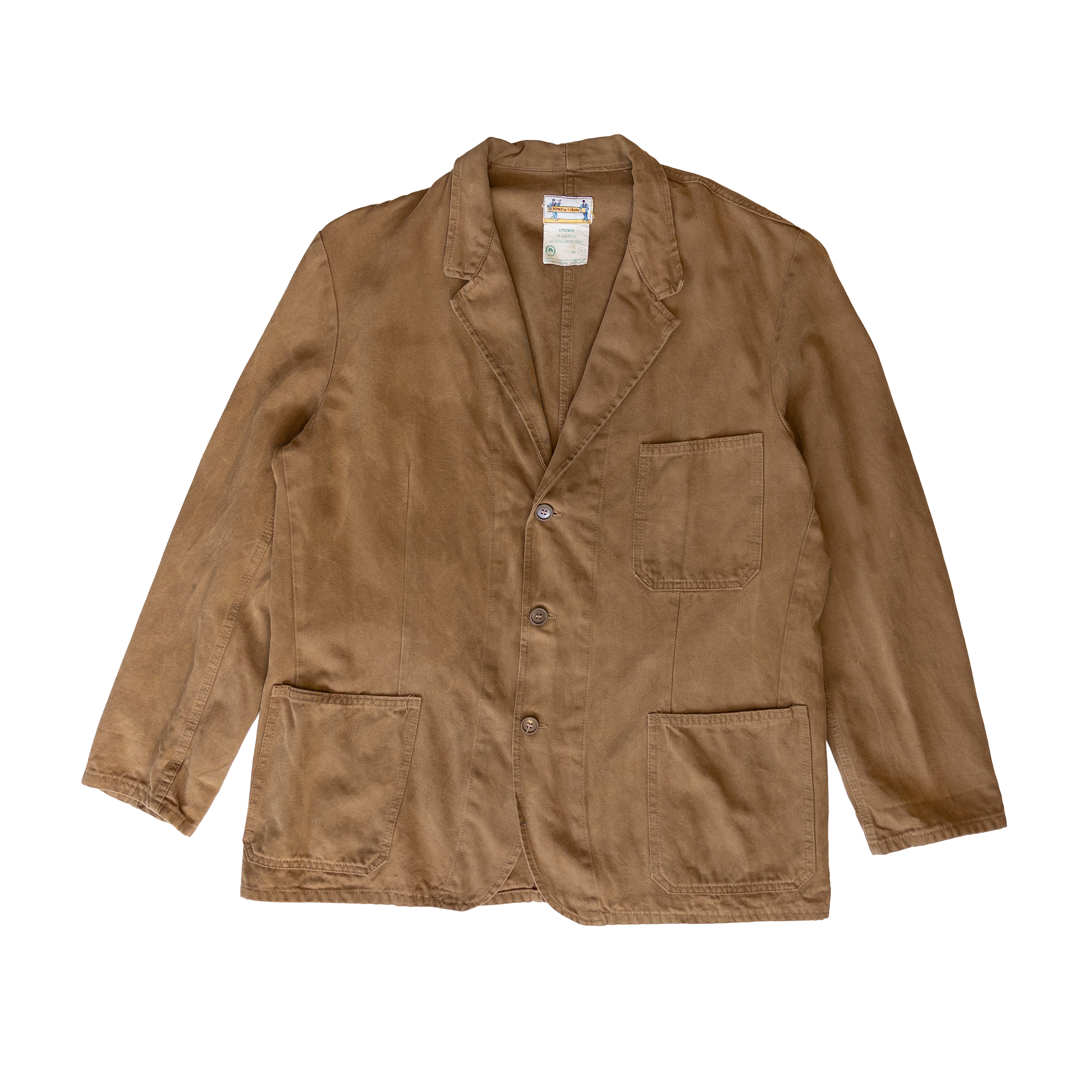Vintage French Workwear Jacket | Brown