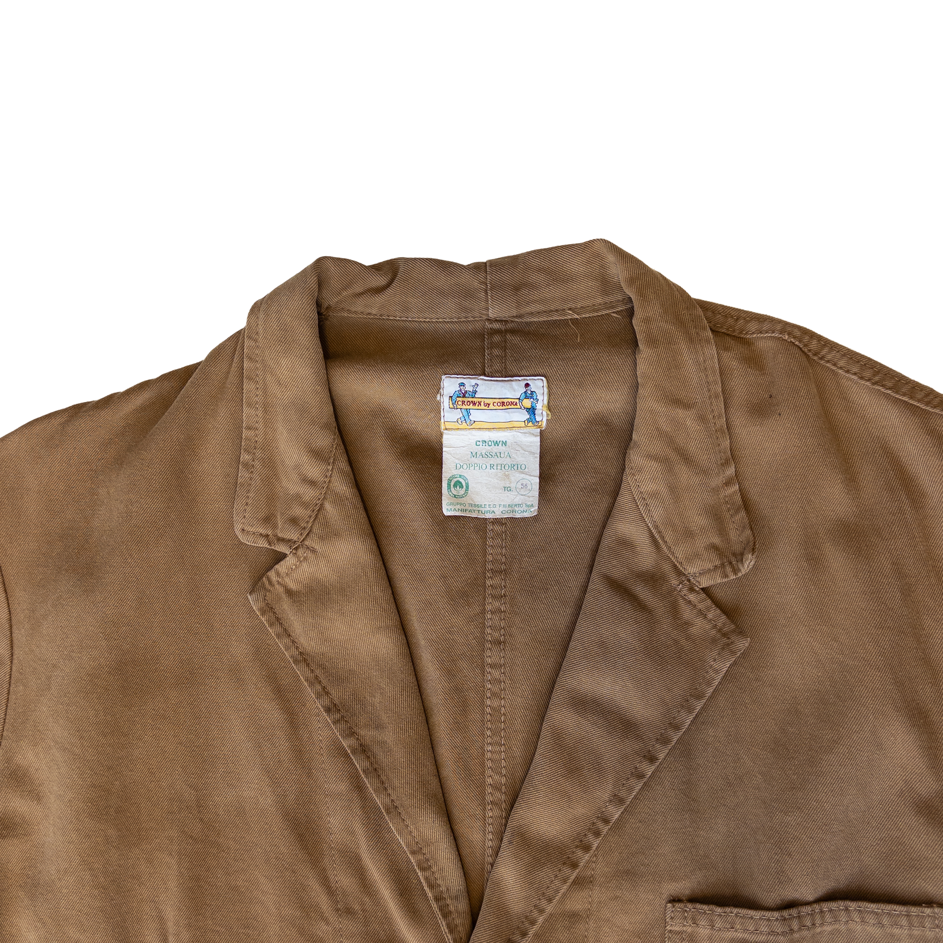 Vintage French Workwear Jacket | Brown