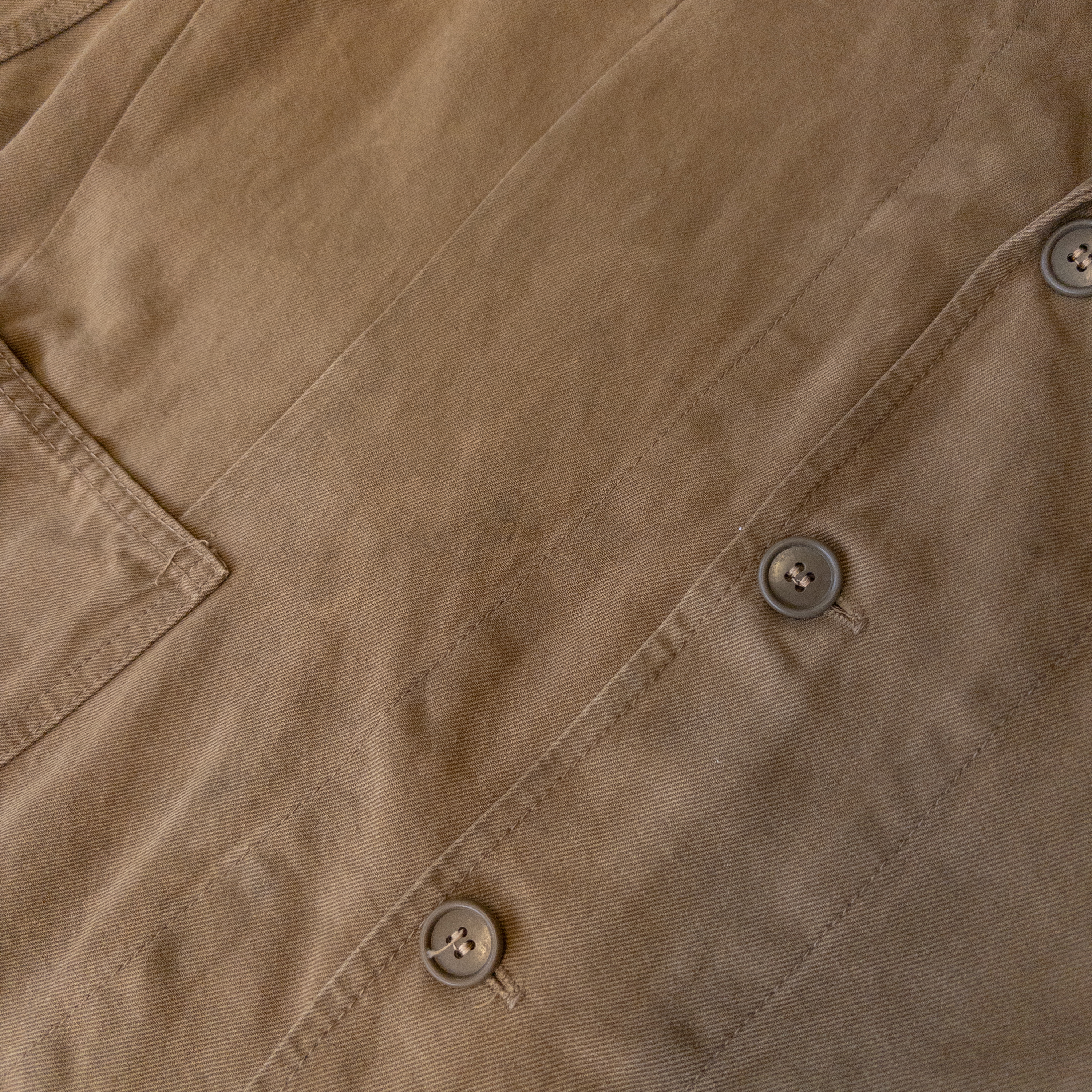 Vintage French Workwear Jacket | Brown