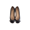 Prada Studs Leather Flats | 37.5 | Black