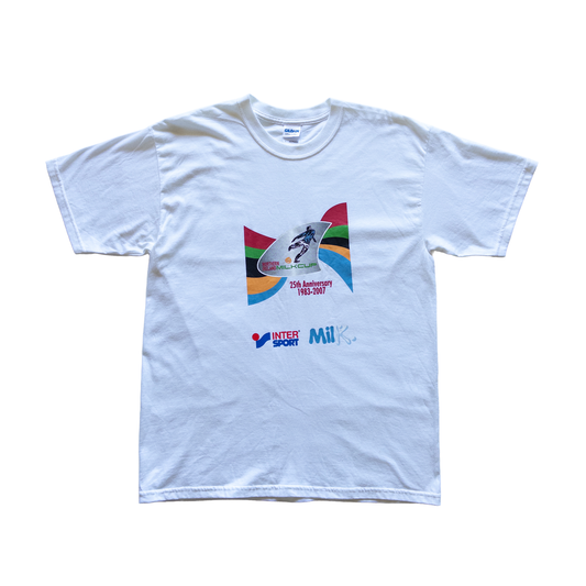 Northern Ireland Milk Cup 25th Anniversary T-Shirt | L | White