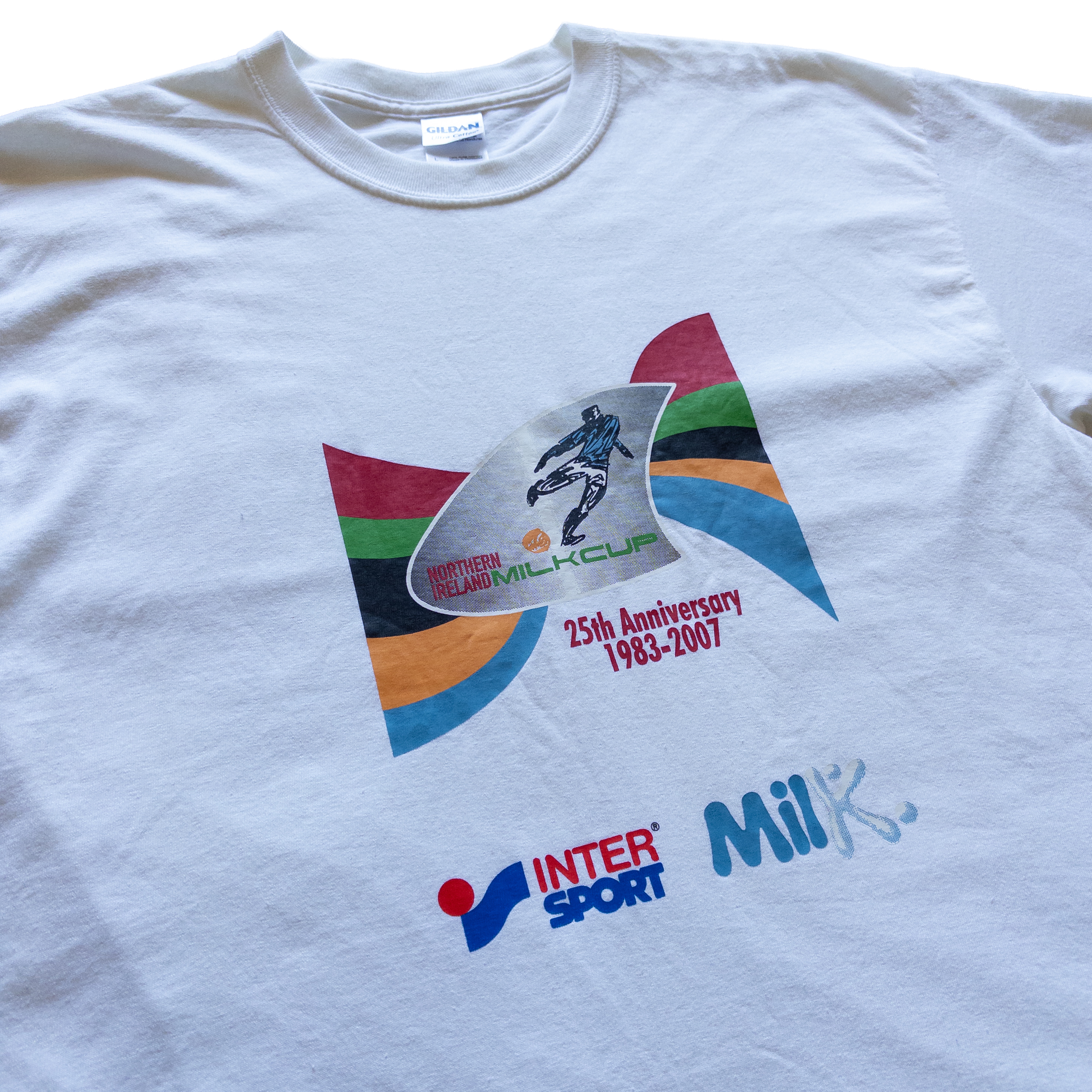 Northern Ireland Milk Cup 25th Anniversary T-Shirt | L | White