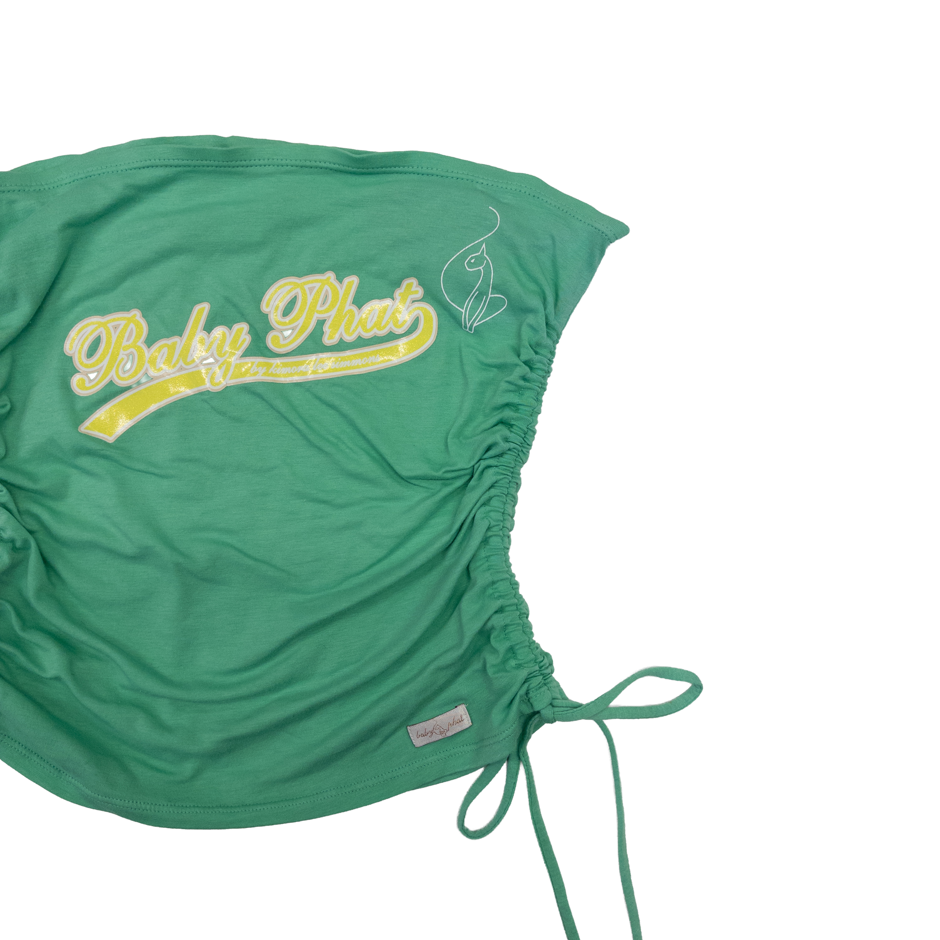 Baby Phat Side Tie Tube Top(Dead stock) | L-XL | Green
