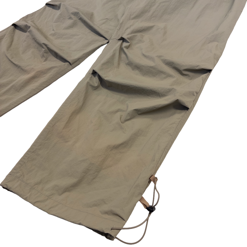Banding Waist Parachute Pants | M | Khaki