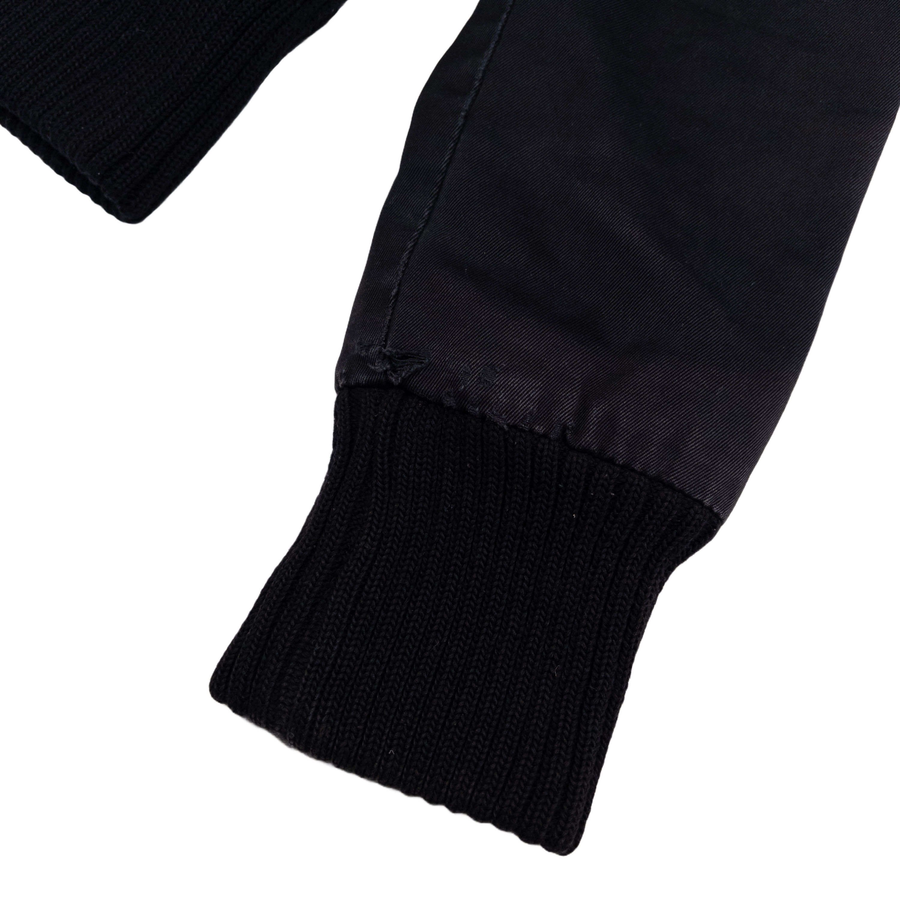 High Neck Bomber Jacket | Black