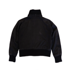 High Neck Bomber Jacket | Black