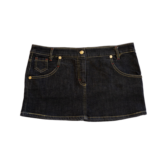 Denny Rose Denim Mini Skirt | Dark Indigo