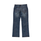 GR Distressed Wide Jeans | 30 | Mid Washed