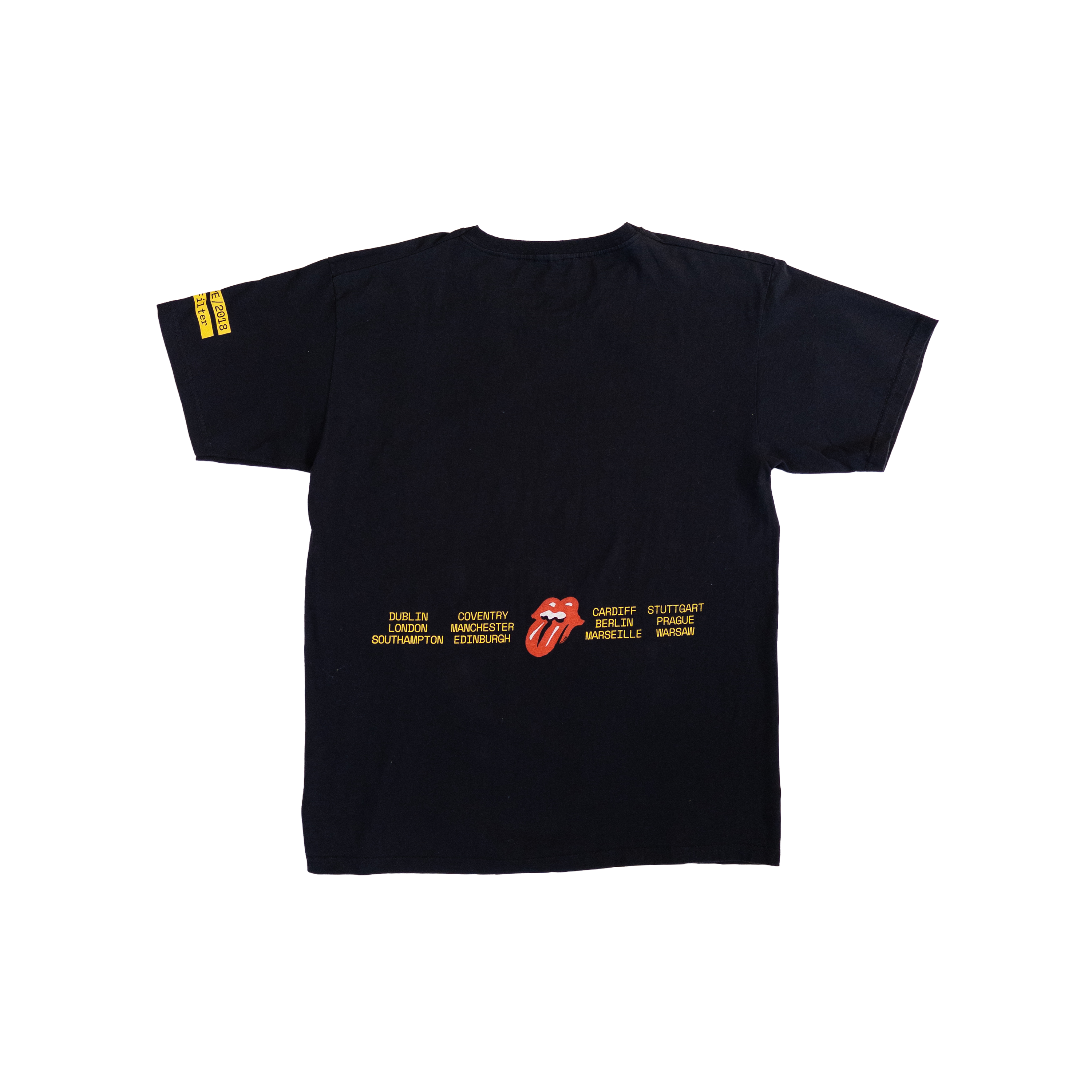 Rolling Stones Europe Tour 2018 T-Shirt | Men’s L | Black
