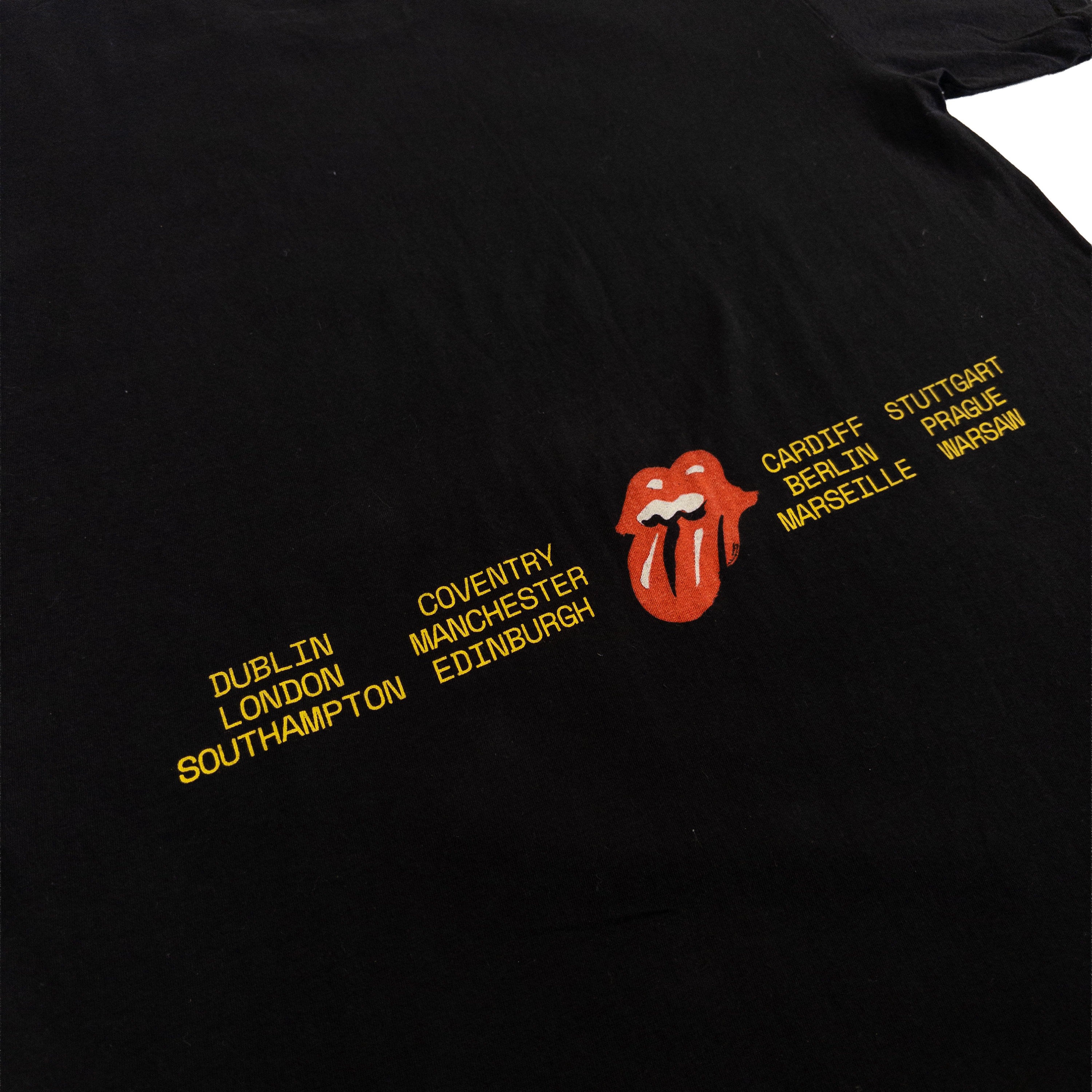 Rolling Stones Europe Tour 2018 T-Shirt | Men’s L | Black