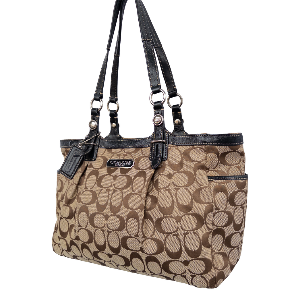 Coach Monogram Shoulder Bag | Beige