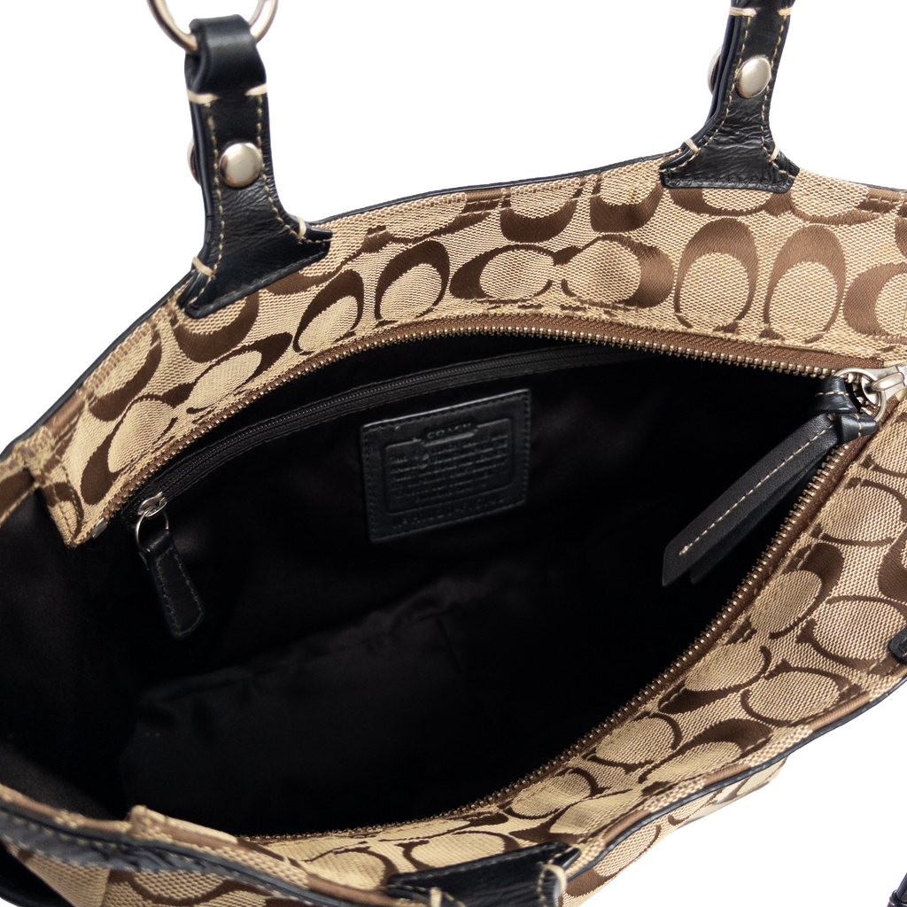 Coach Monogram Shoulder Bag | Beige