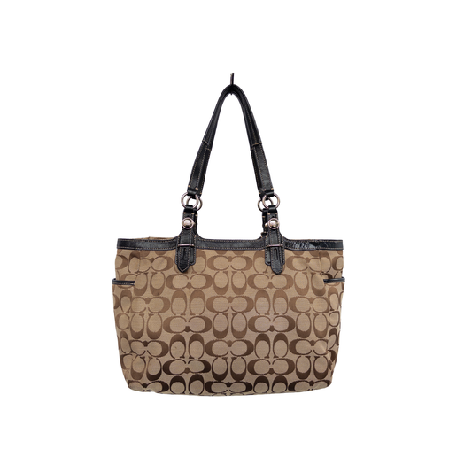 Coach Monogram Shoulder Bag | Beige