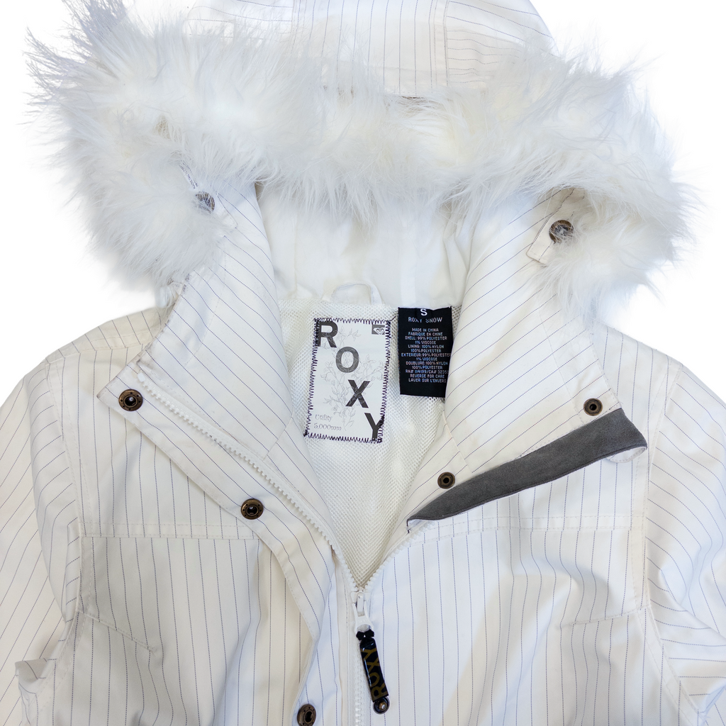 Roxy Belted Snow Jumpsuit | S-M | White