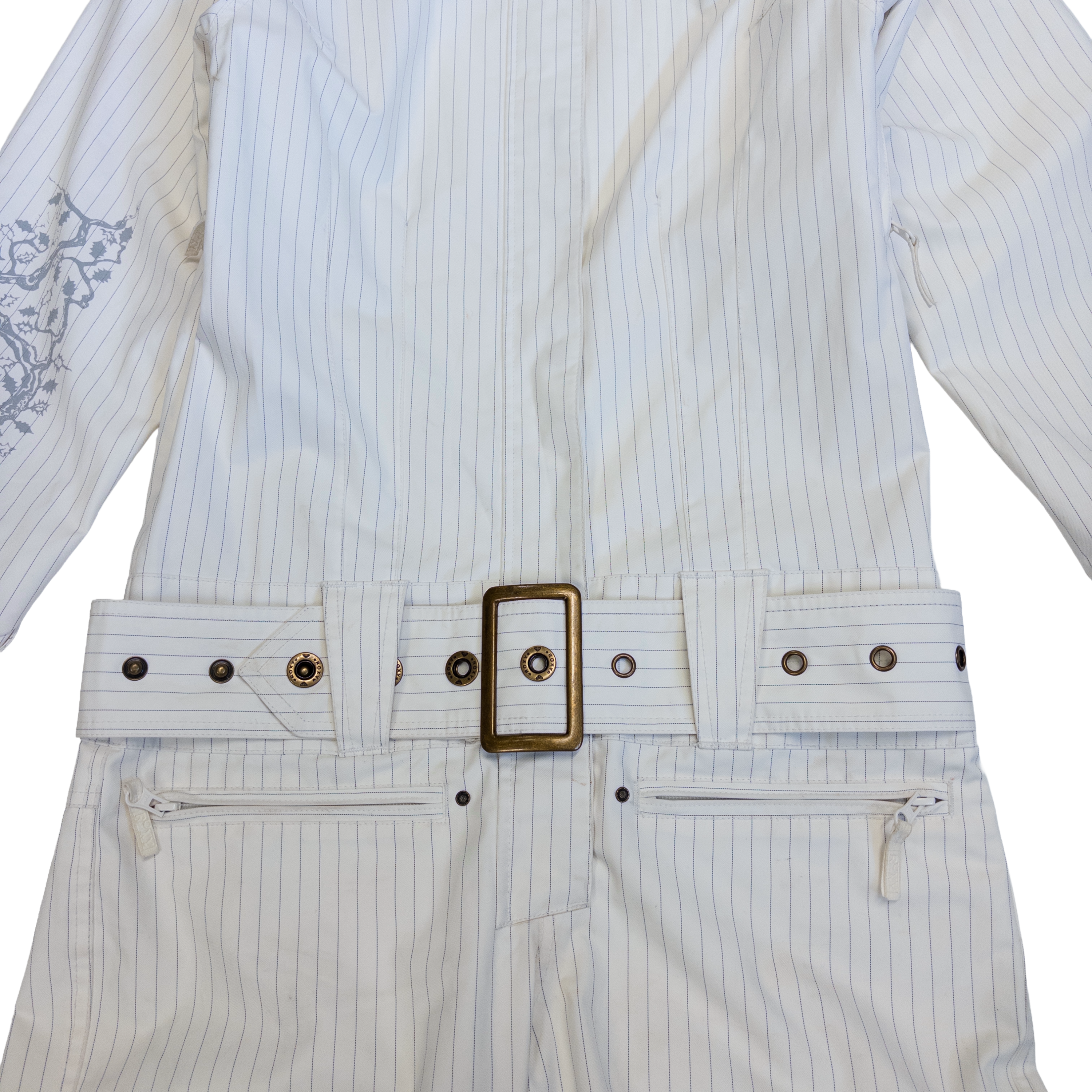 Roxy Belted Snow Jumpsuit | S-M | White