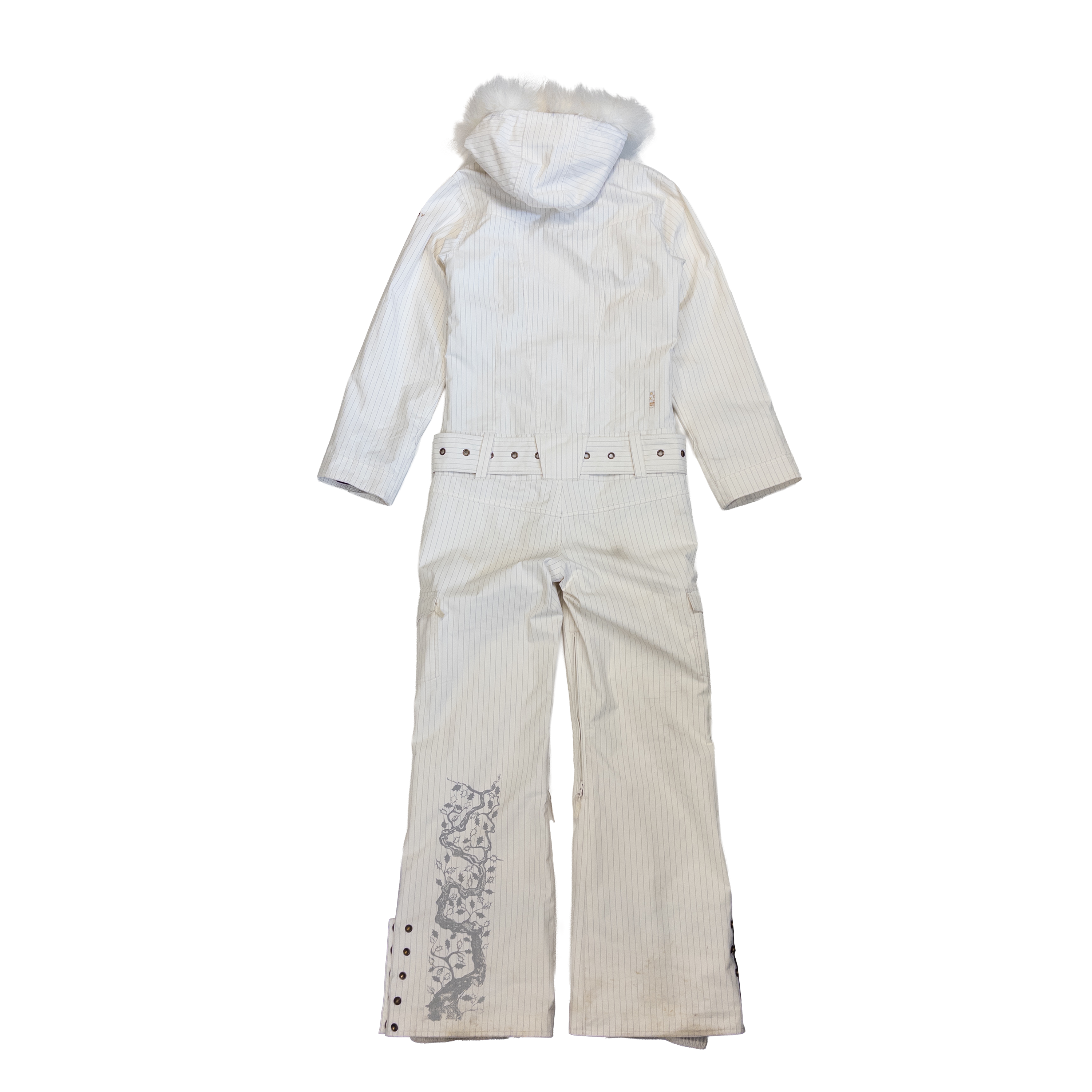 Roxy Belted Snow Jumpsuit | S-M | White