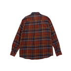 Dickies Tartan Check Long Sleeve Flannel Shirt | M | Brown Check