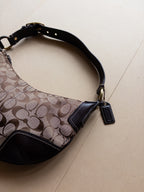 Coach Monogram Saddle Bag | Brown