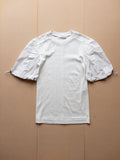 Toga Pulla Banding Sleeve Shirt | M | White