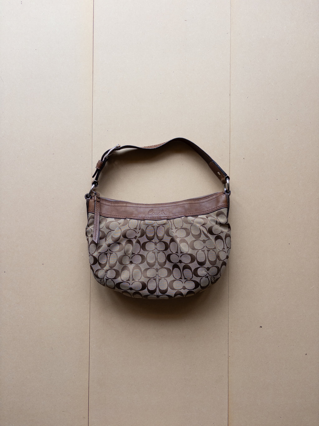 Coach Monogram Handbag | Brown