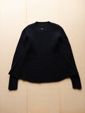 MM6 Rib Knit Flared Jumper | M | Black