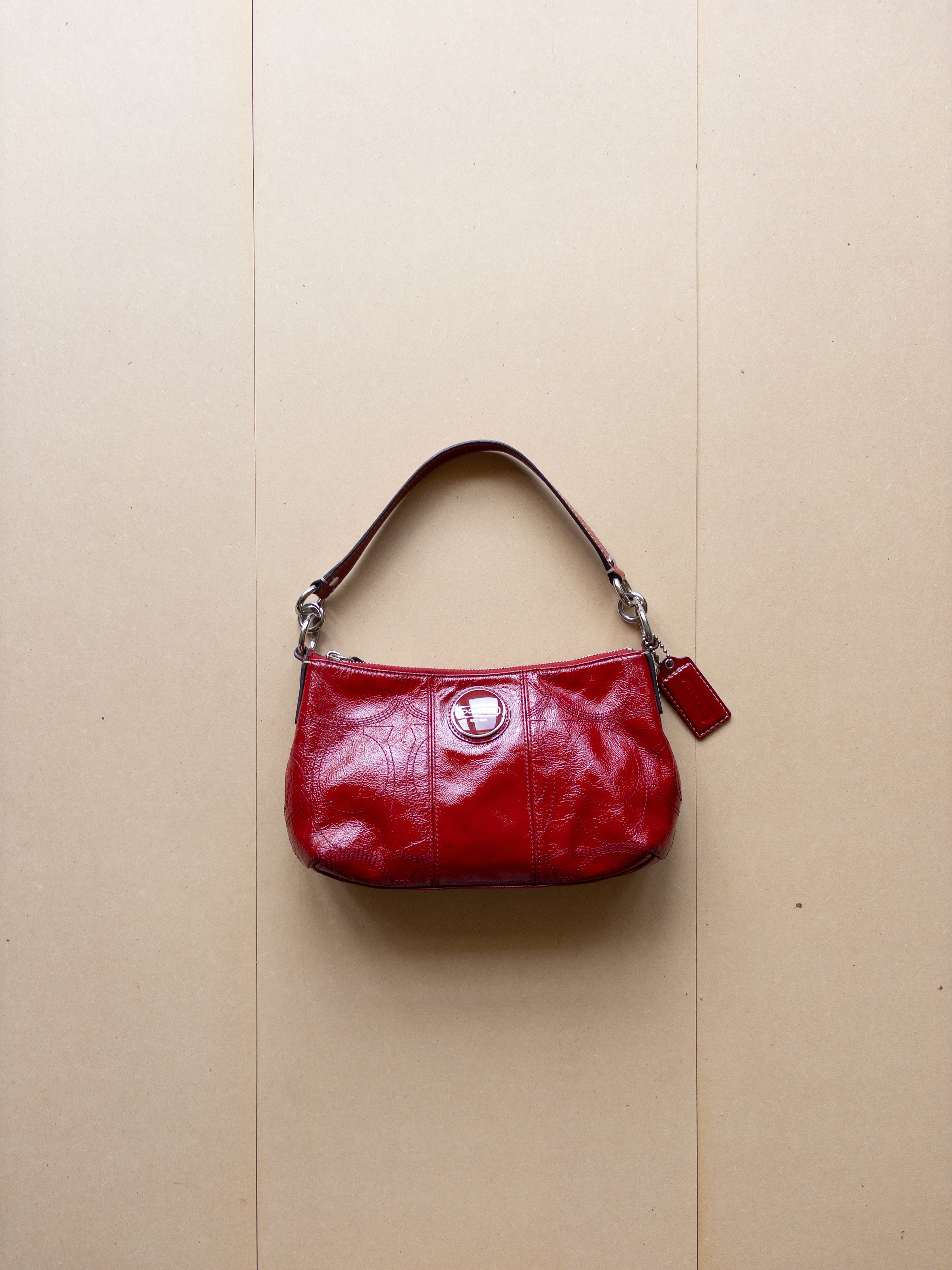 Coach Leather Handbag | Red