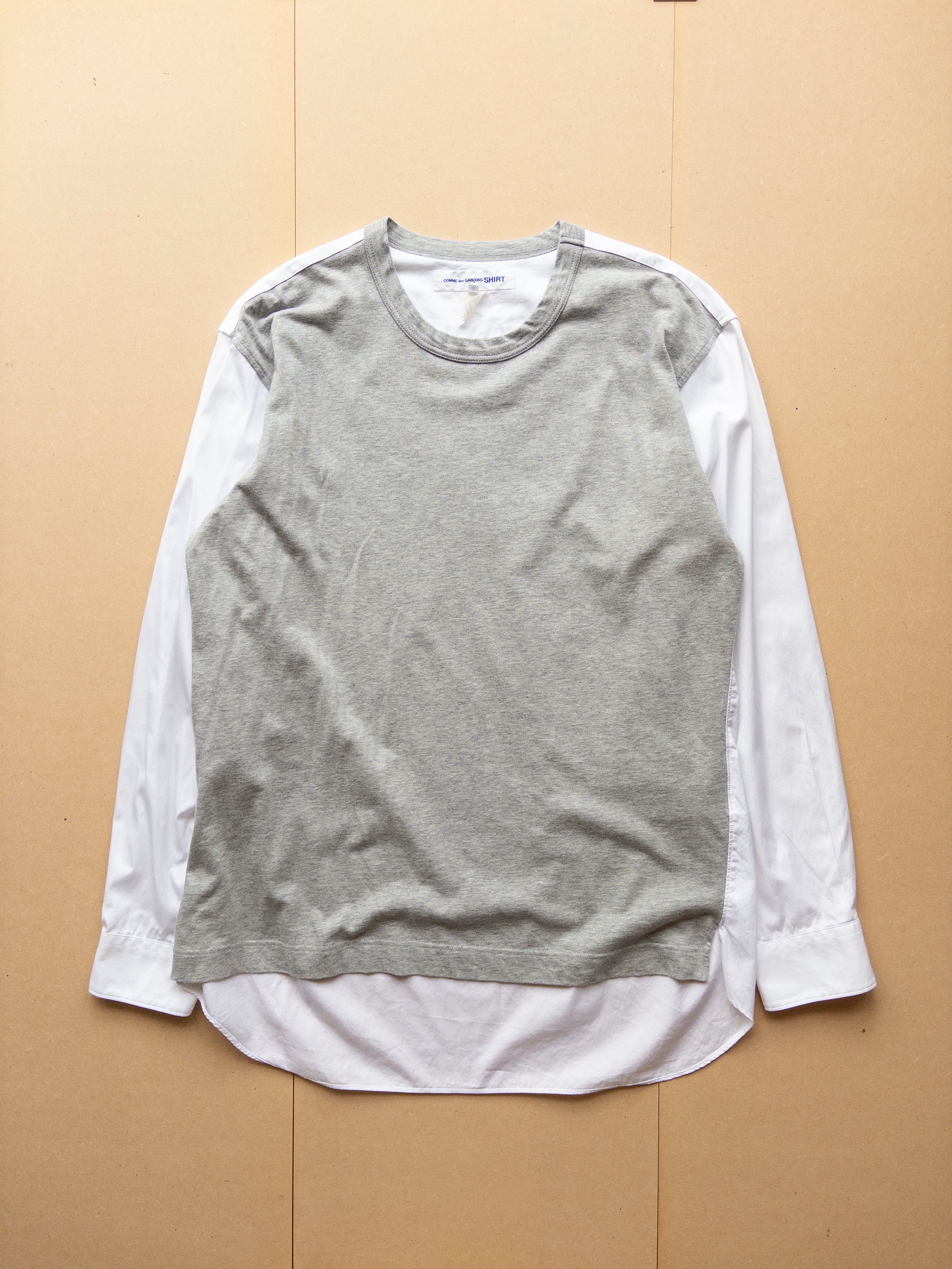 Comme des Garçons Long Sleeve Shirt Tee | M-L | White