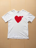 COMME des GARÇONS PLAY Heart T-shirt | White