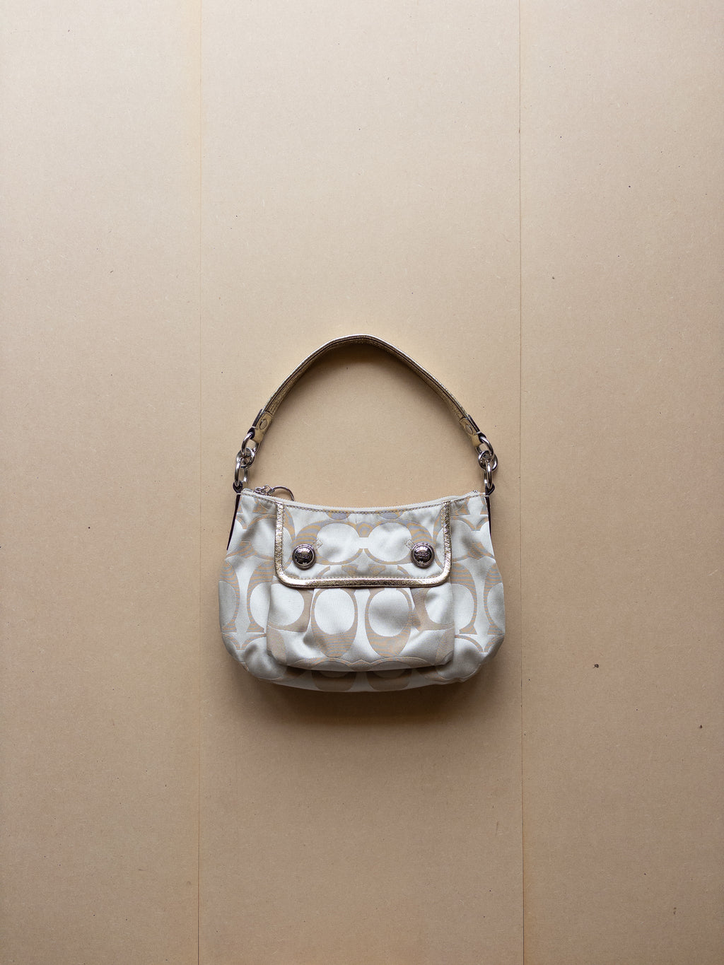 Coach Monogram Handbag | Beige