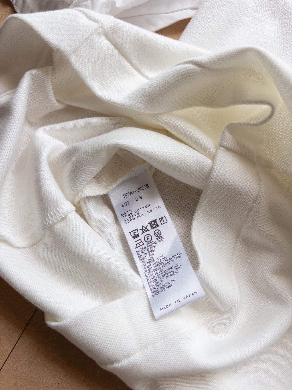 Toga Pulla Banding Sleeve Shirt | M | White
