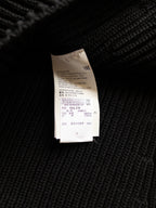MM6 Rib Knit Flared Jumper | M | Black