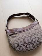 Coach Monogram Handbag | Brown
