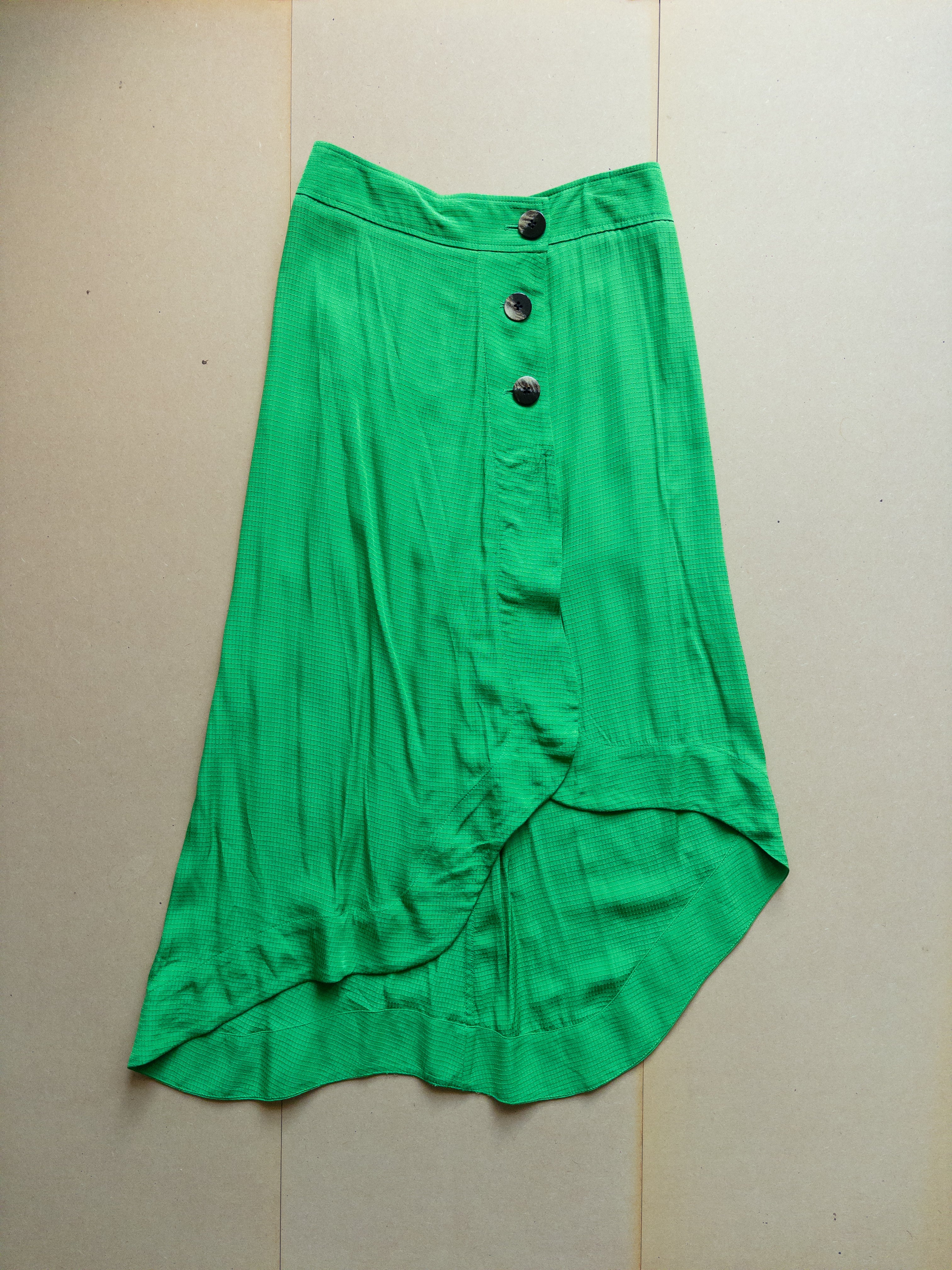 Ganni Asymmetrical Skirt | M | Green