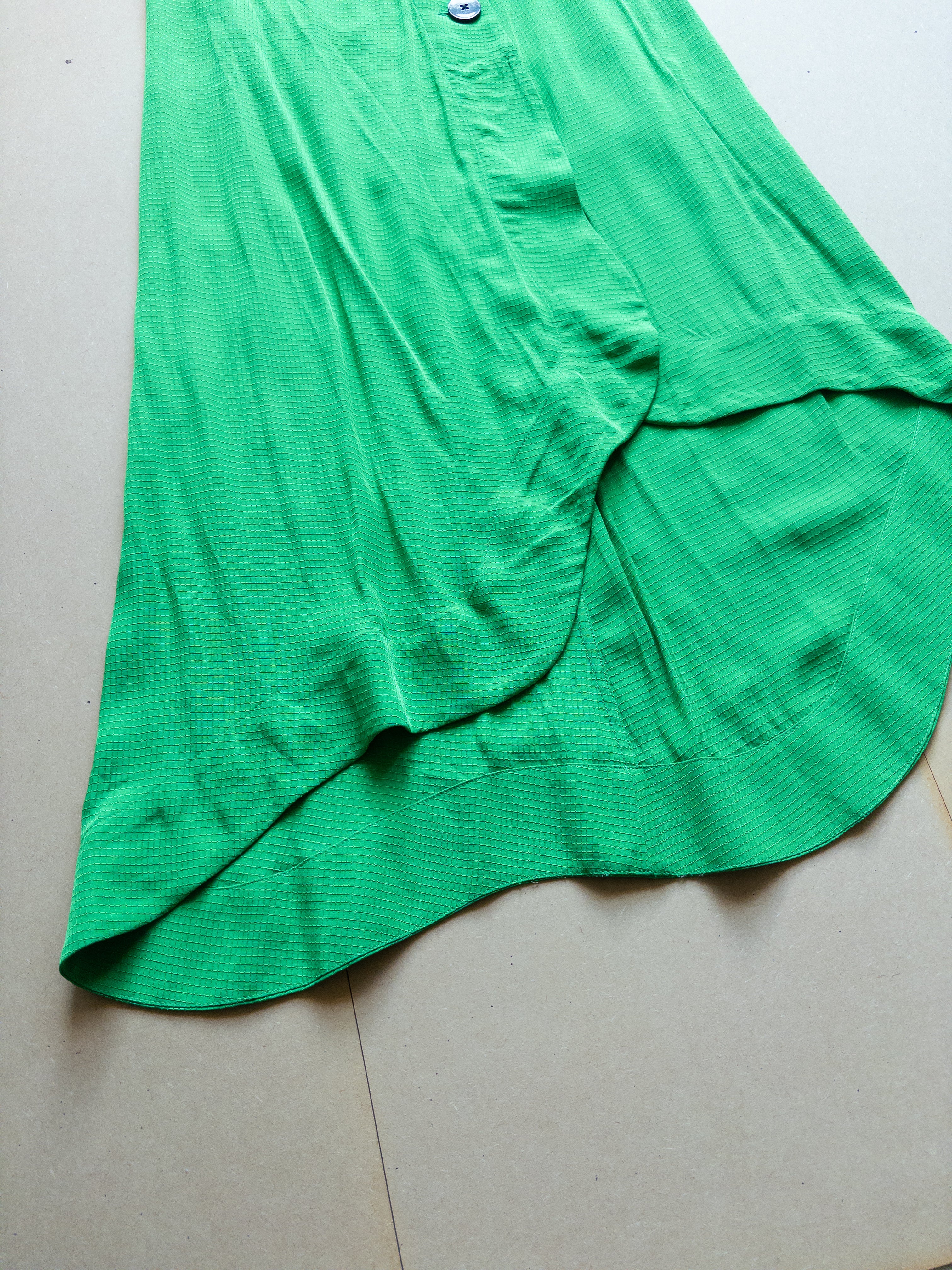 Ganni Asymmetrical Skirt | M | Green