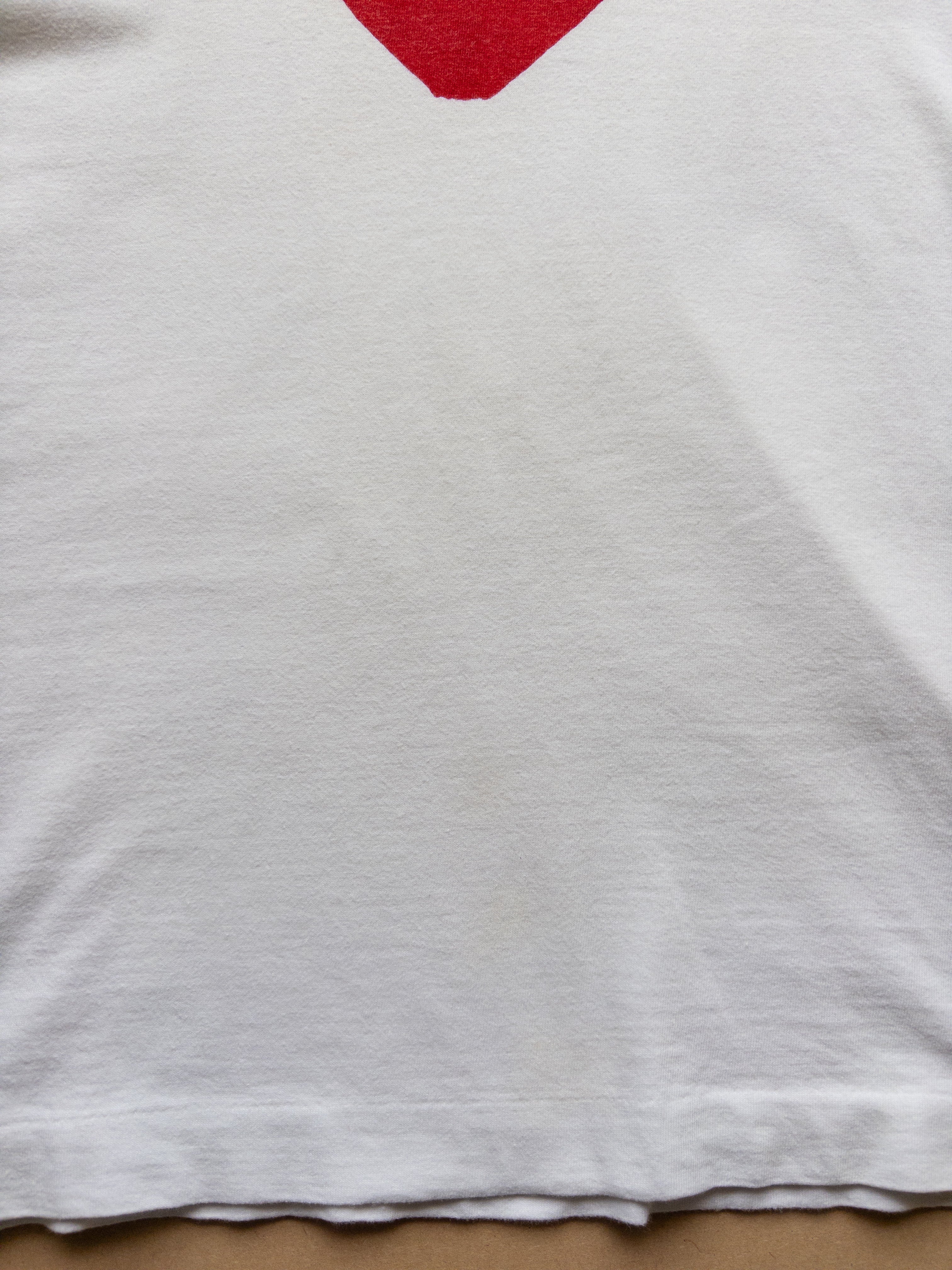 COMME des GARÇONS PLAY Heart T-shirt | White