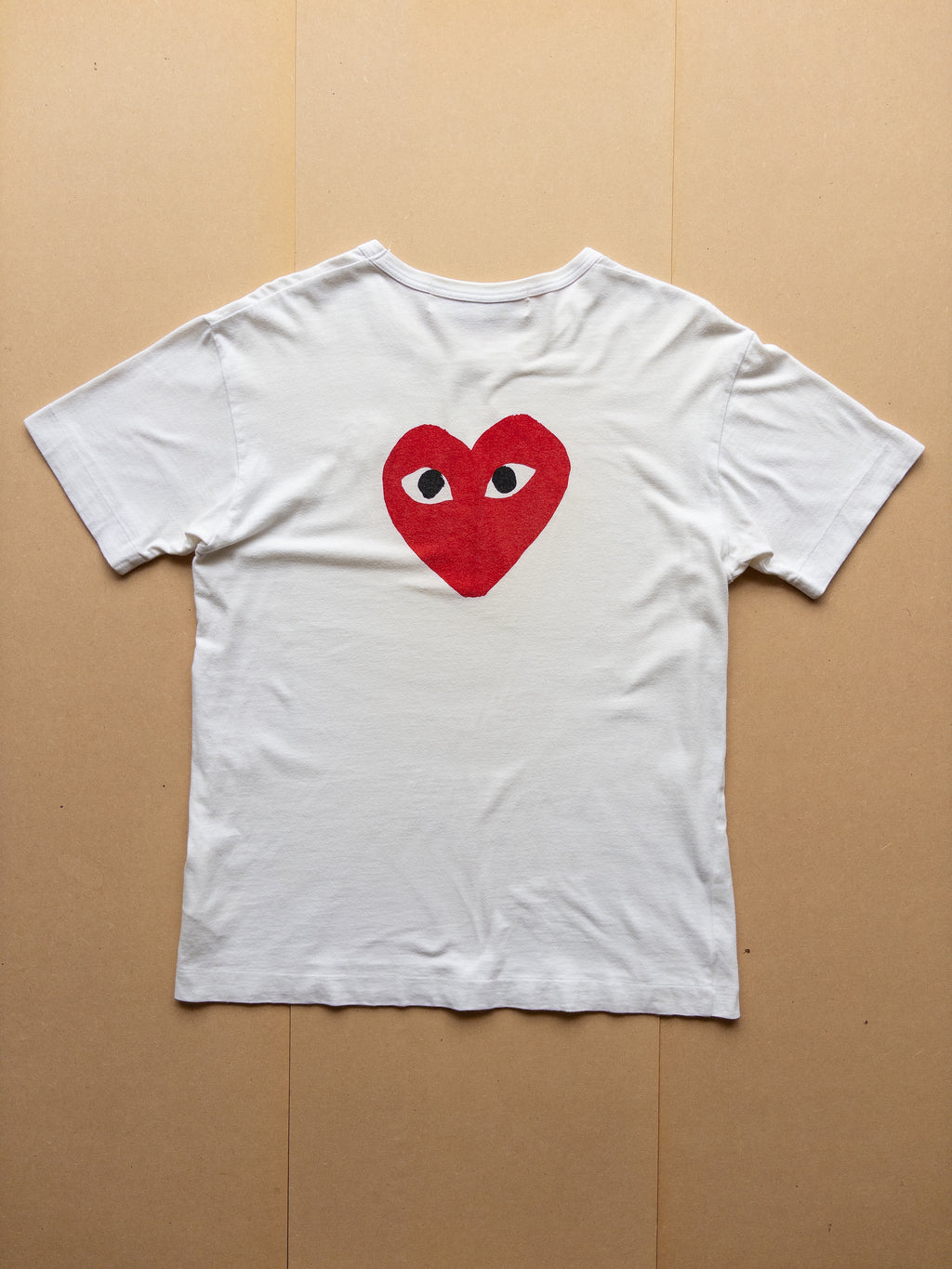 COMME des GARÇONS PLAY Heart T-shirt | White