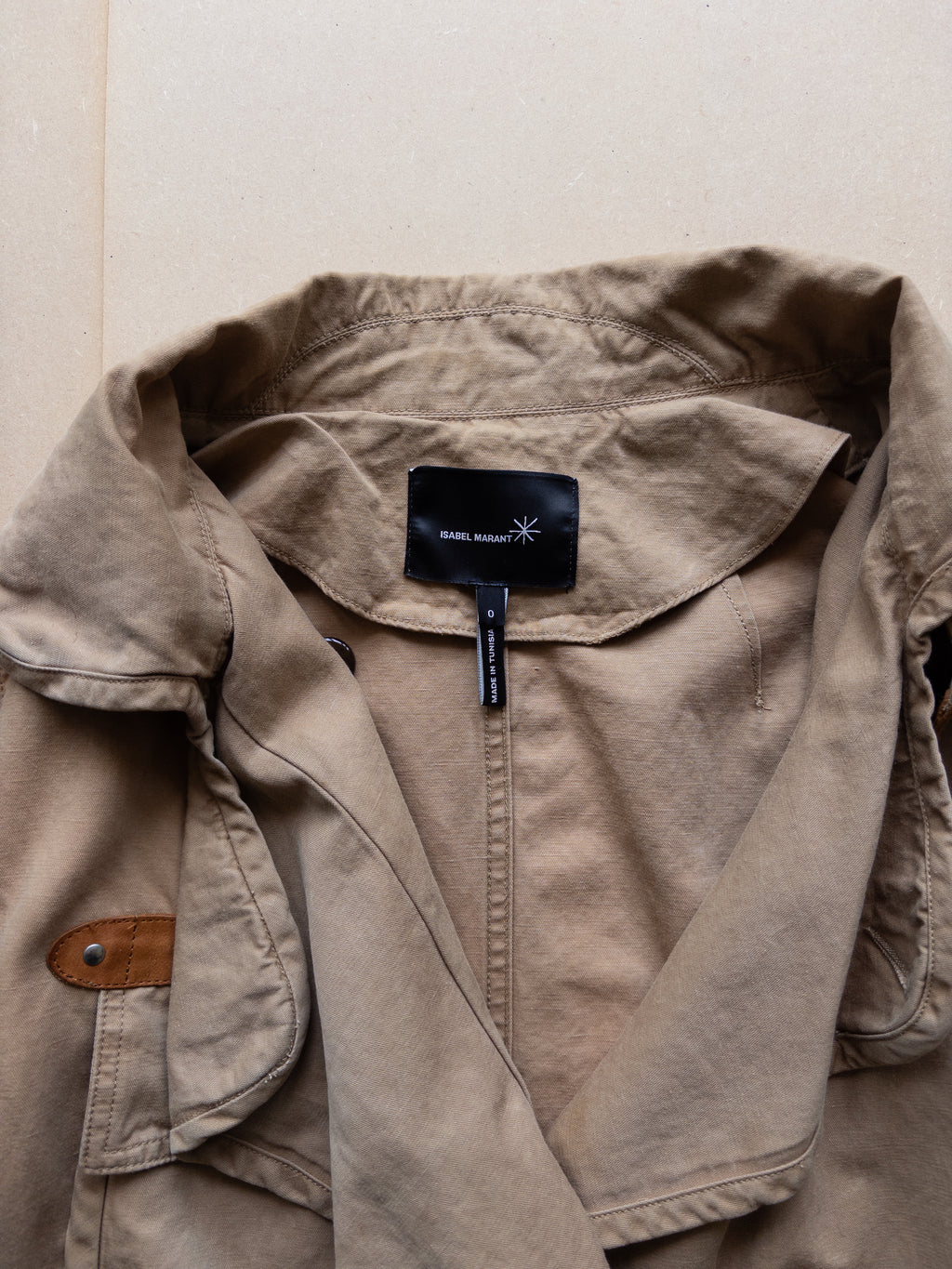 Isabel Marant Short Trench Coat | M | Tan