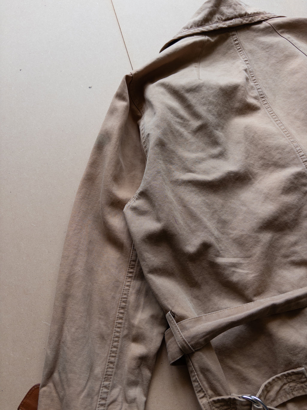 Isabel Marant Short Trench Coat | M | Tan