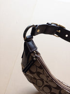 Coach Monogram Saddle Bag | Brown