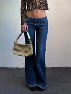 Diesel Low-rise Flared Jeans | Dark Wash